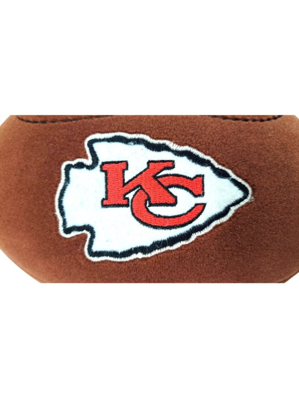 Vintage Kansas City Chiefs Plush Football 1999 NFL Ensemble Sports Brown 12 inch - Picture 8 of 8